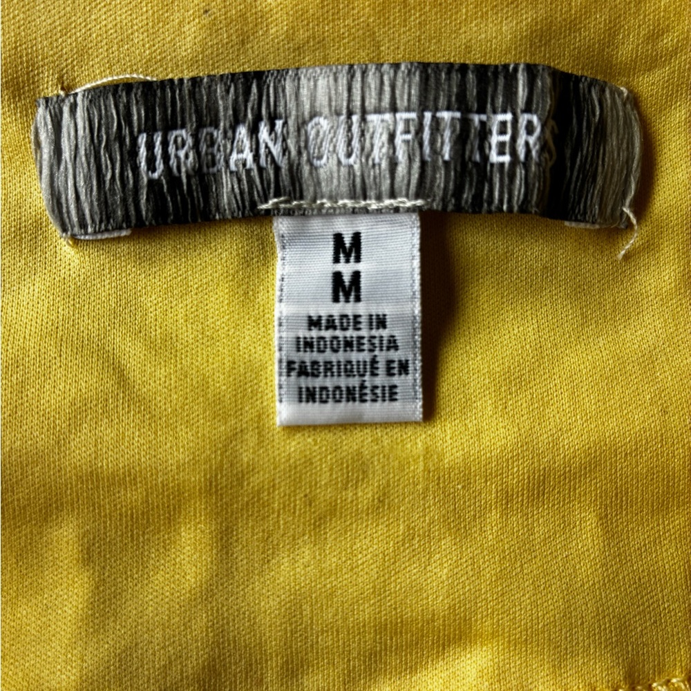 Urban Outfitters Pale Yellow Lace-Trim Top - Picture 3 of 4